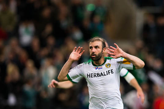 Hammarbys Kennedy Bakircioglu jublar