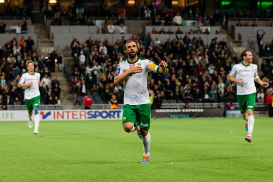 Hammarbys Kennedy Bakircioglu jublar
