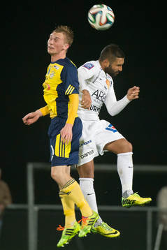 Ängelholms Albin Nilsson och Syrianskas Saman Ghoddos