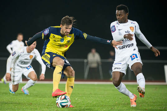Ängelholms Muamet Asanovski och Syrianskas Success