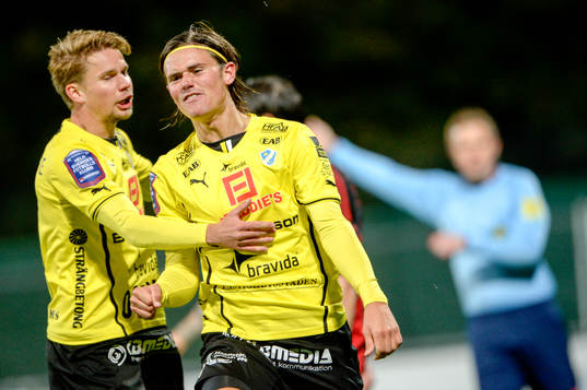 Halmstads Marcus Antonsson jublar