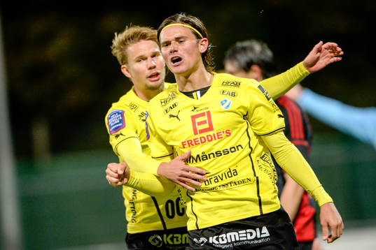 Halmstads Marcus Antonsson jublar