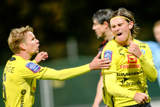 Halmstads Marcus Antonsson jublar
