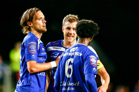 Åtvidabergs Tom Pettersson jublar
