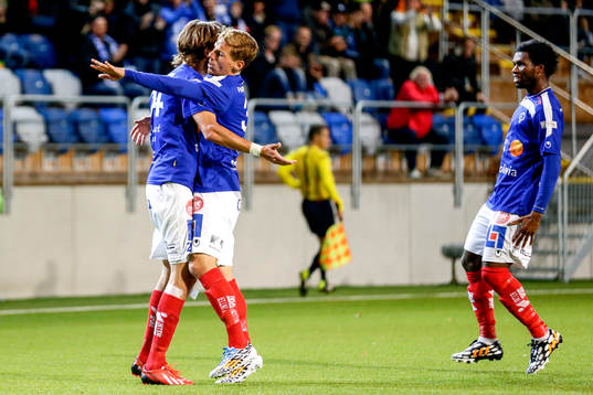 Åtvidabergs Tom Pettersson jublar