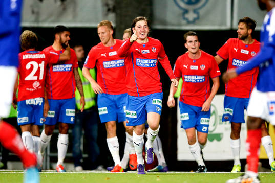 Helsingborgs Darijan Bojanic jublar