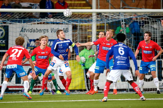 Spel framför Helsingborgs mål, Åtvidabergs Daniel