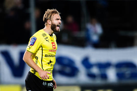 Halmstads Jesper Westerberg ropar på sina lagkamrater