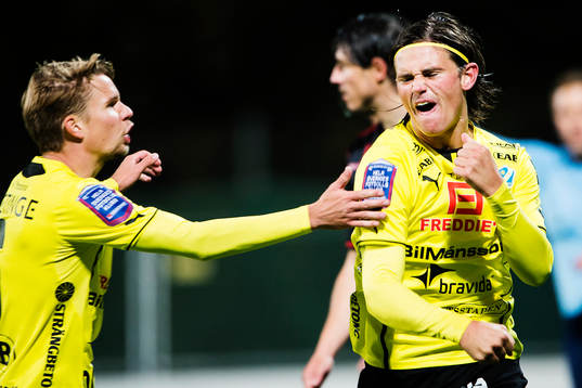 Halmstads Marcus Antonsson jublar