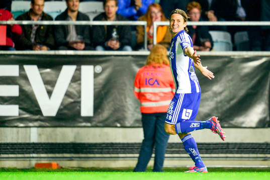 IFK Göteborgs Lasse Vibe jublar