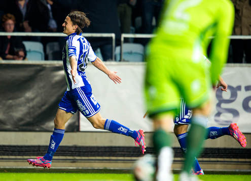 IFK Göteborgs Lasse Vibe jublar