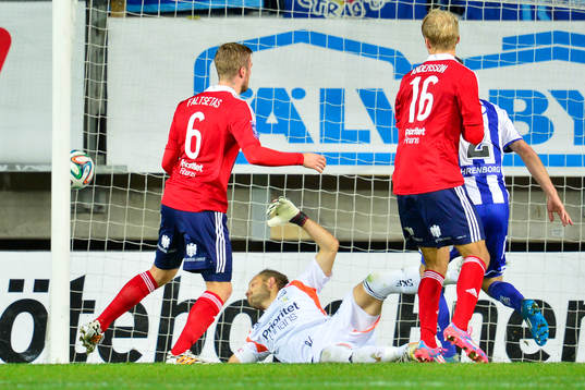 Djurgårdens Sebastian Andersson gör 2-1