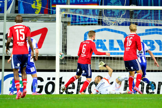 Djurgårdens Sebastian Andersson gör 2-1