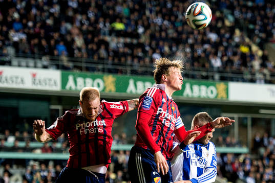 Djurgårdens Emil Bergström och Fredrik Stenman