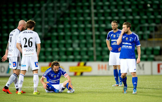 Sundsvalls Runar Sigurjonson och Kevin Walker deppar