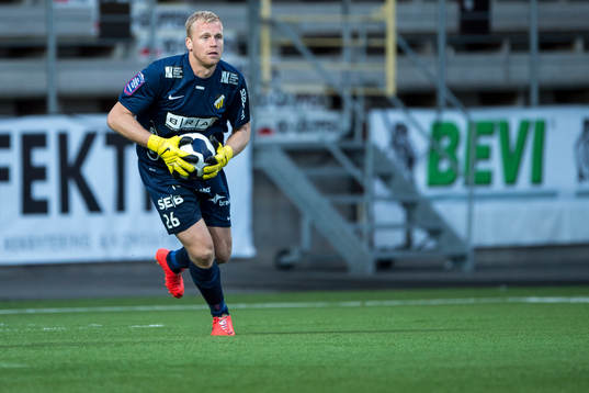 Häckens målvakt Peter Abrahamsson