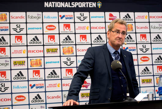 Sveriges förbundskapten Erik Hamrén