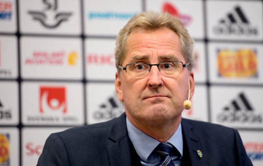 Sveriges förbundskapten Erik Hamrén
