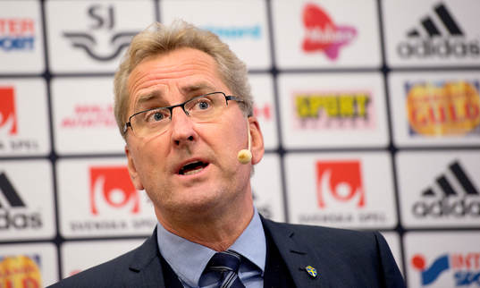 Sveriges förbundskapten Erik Hamrén