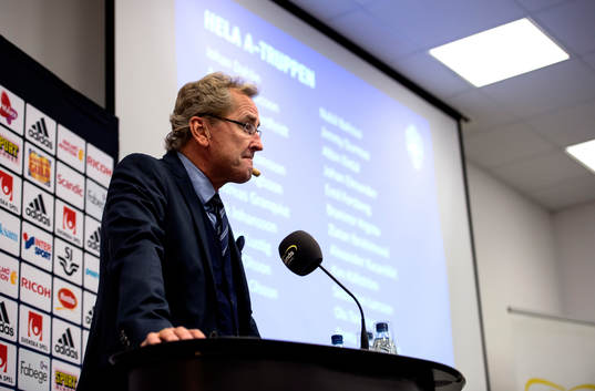Sveriges förbundskapten Erik Hamrén
