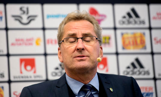Sveriges förbundskapten Erik Hamrén