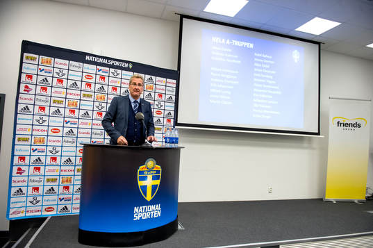 Sveriges förbundskapten Erik Hamrén