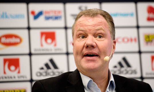 Svenska fotbollsförbundets ordförande Karl-Erik Nilsson
