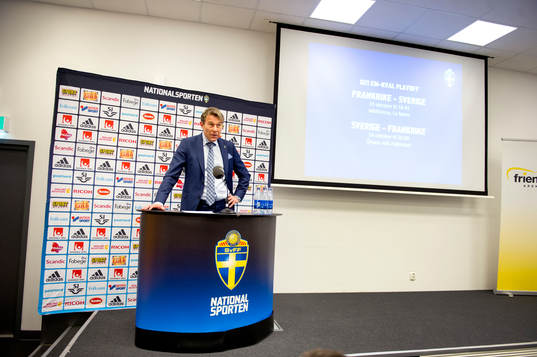 Sveriges förbundskapten Håkan Ericson