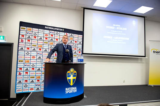 Sveriges förbundskapten Erik Hamrén