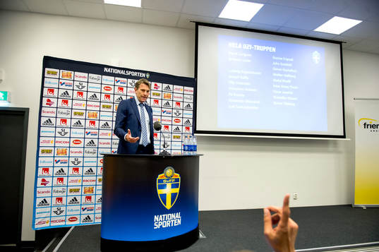 Sveriges förbundskapten Håkan Ericson