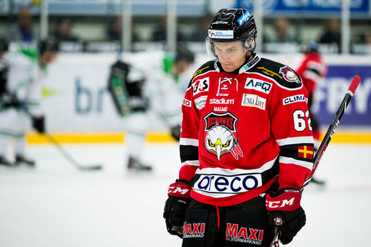 Malmö Redhawks Jens Jakobs deppar