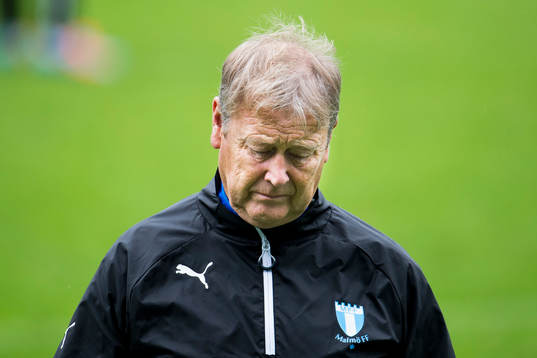 Malmö FFs tränare Åge Hareide deppar