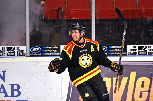 Brynäs Jacob Blomqvist jublar