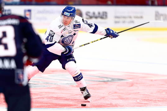 Skott av Leksands Tomi Saxxinen
