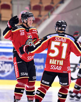 Luleås Per Savilahti-Nagander jublar