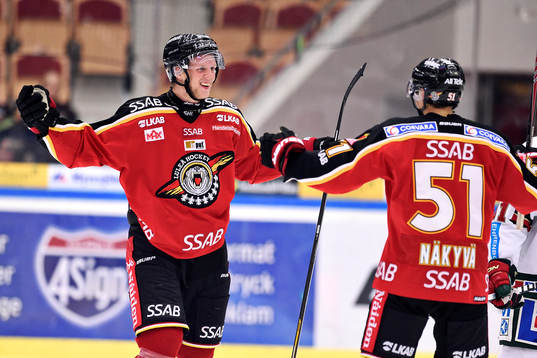Luleås Per Savilahti-Nagander jublar