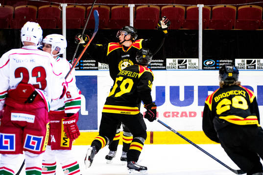 Brynäs Daniel Brodin, Sebastian Enterfeldt och Adam