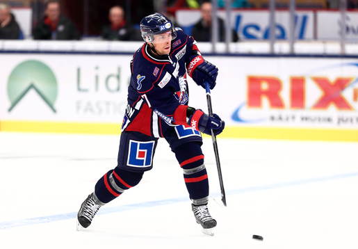 Skott av Linköpings Magnus Johansson