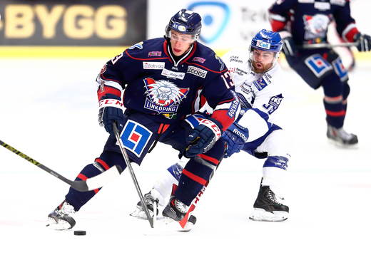 Linköpings Jakub Vrana och Leksands Jack Connolly