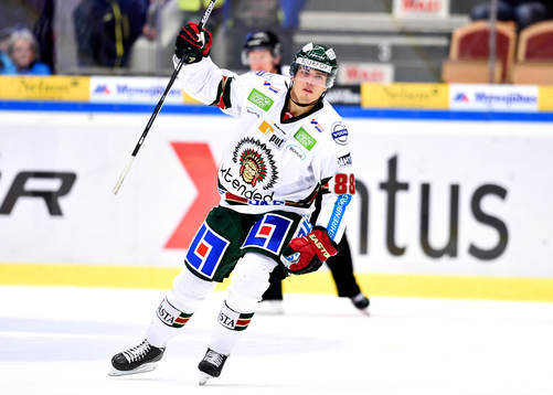 Frölundas Andreas Johnson jublar