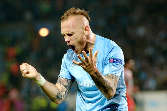 Malmö FFs Magnus Eriksson deppar