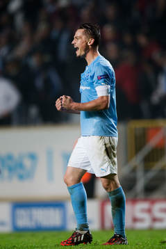 Malmö FFs Markus Rosenberg jublar
