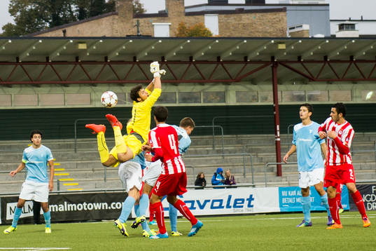 Malmö FFs Freddie Brorsson skadar ryggen