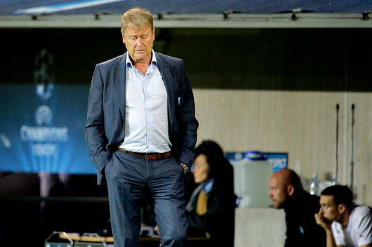 Malmö FFs tränare Åge Hareide deppar