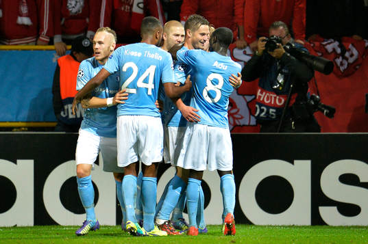 Malmö FFs Markus Rosenberg firas