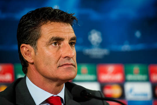 Olympiacos tränare José Miguel González Martín del Campo