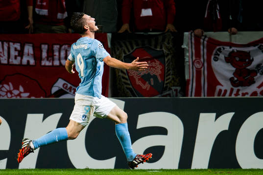 Malmö FFs Markus Rosenberg jublar