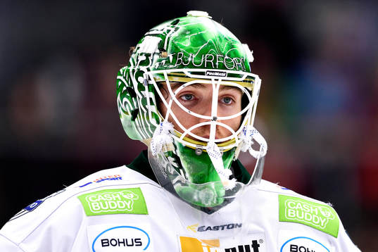 Frölundas målvakt Linus Fernström