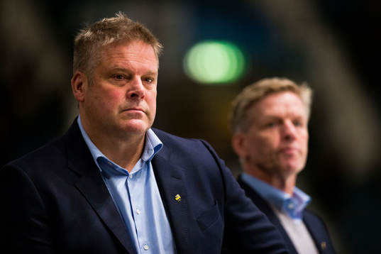 s tränare Thomas Fröberg och tränare Peter Gradin