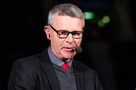 Harald Lückner i Viasats studio